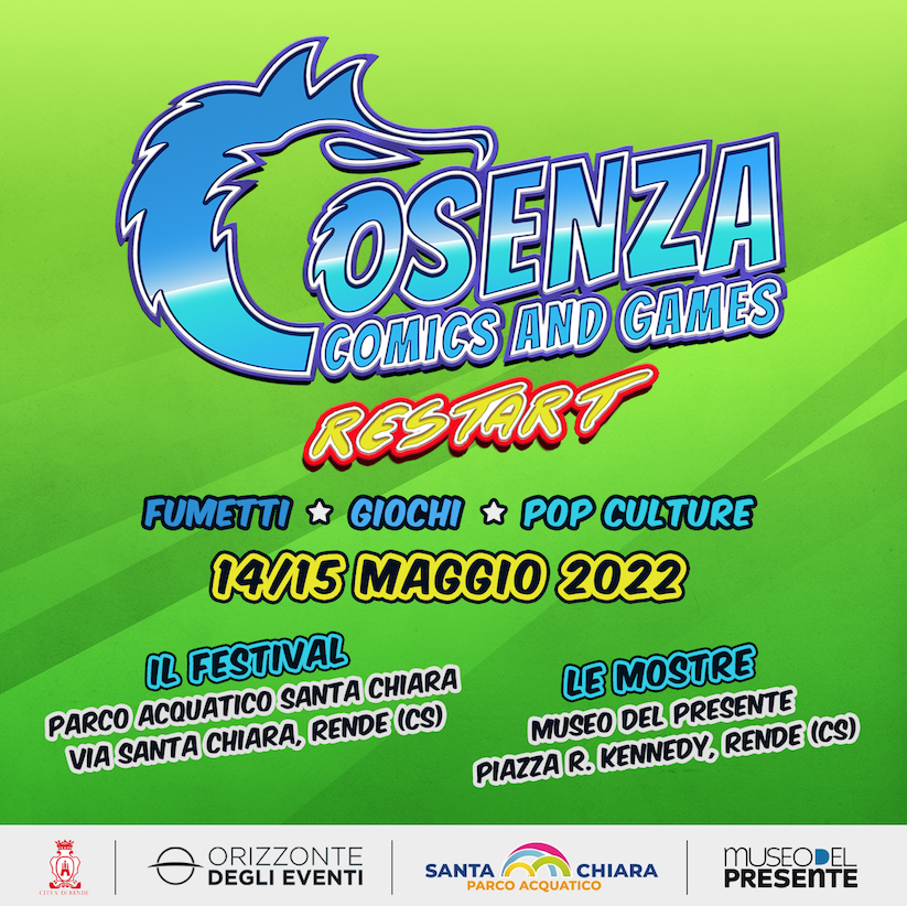 Cosenza Comics and Games: a maggio l’edizione 2022